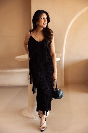 VRINDA SARAF AGRAWAL X KOA FRINGE DRESS