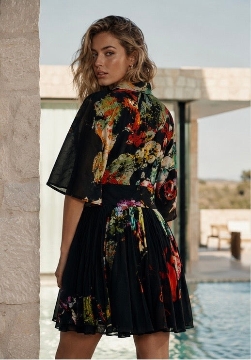 CRUNK FIT AND FLARE DRESS