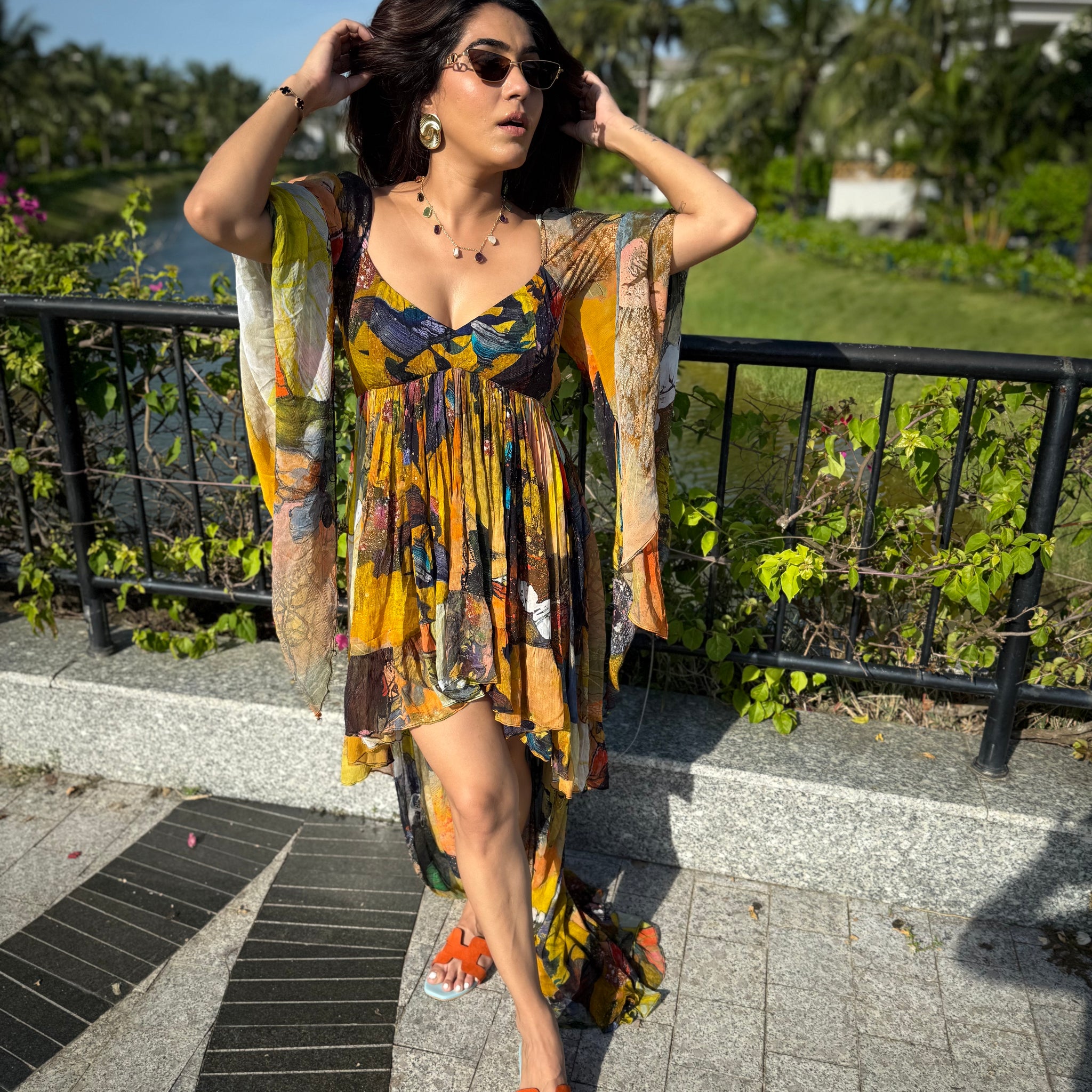 NEETI WADHWA X KOA ASYMMETRICAL DRESS