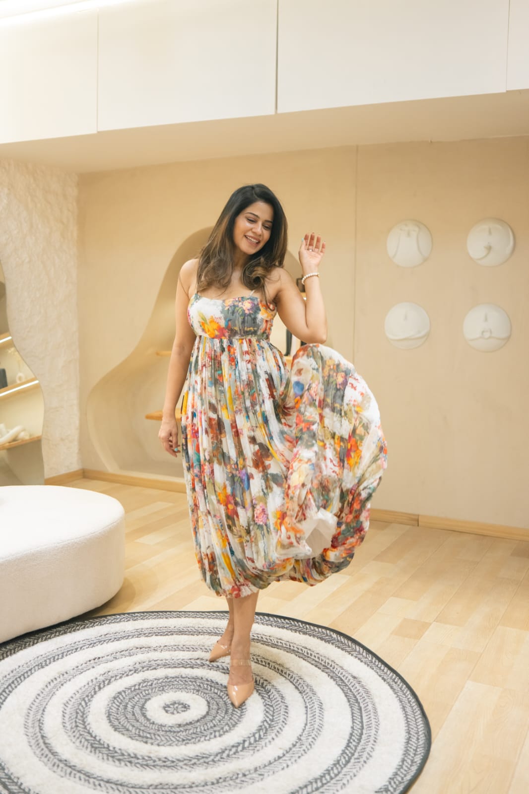 DATTA SHELAT X IZEL BALLOON DRESS