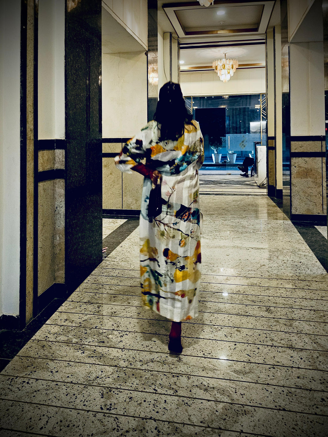 SHELLY JAIN X IZEL TRAPEZE DRESS