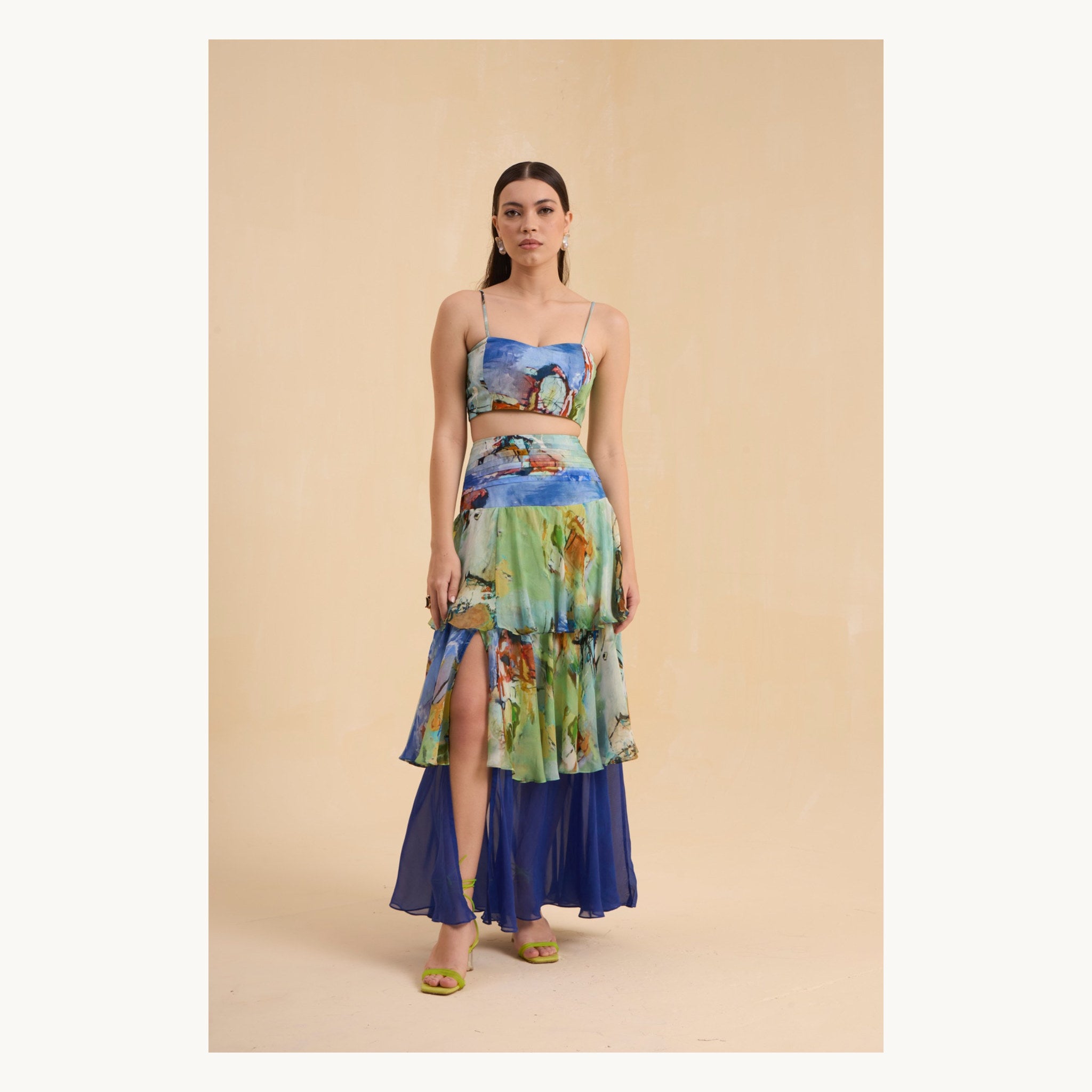 RIV MULTICOLOR  PRINTED CO-ORD