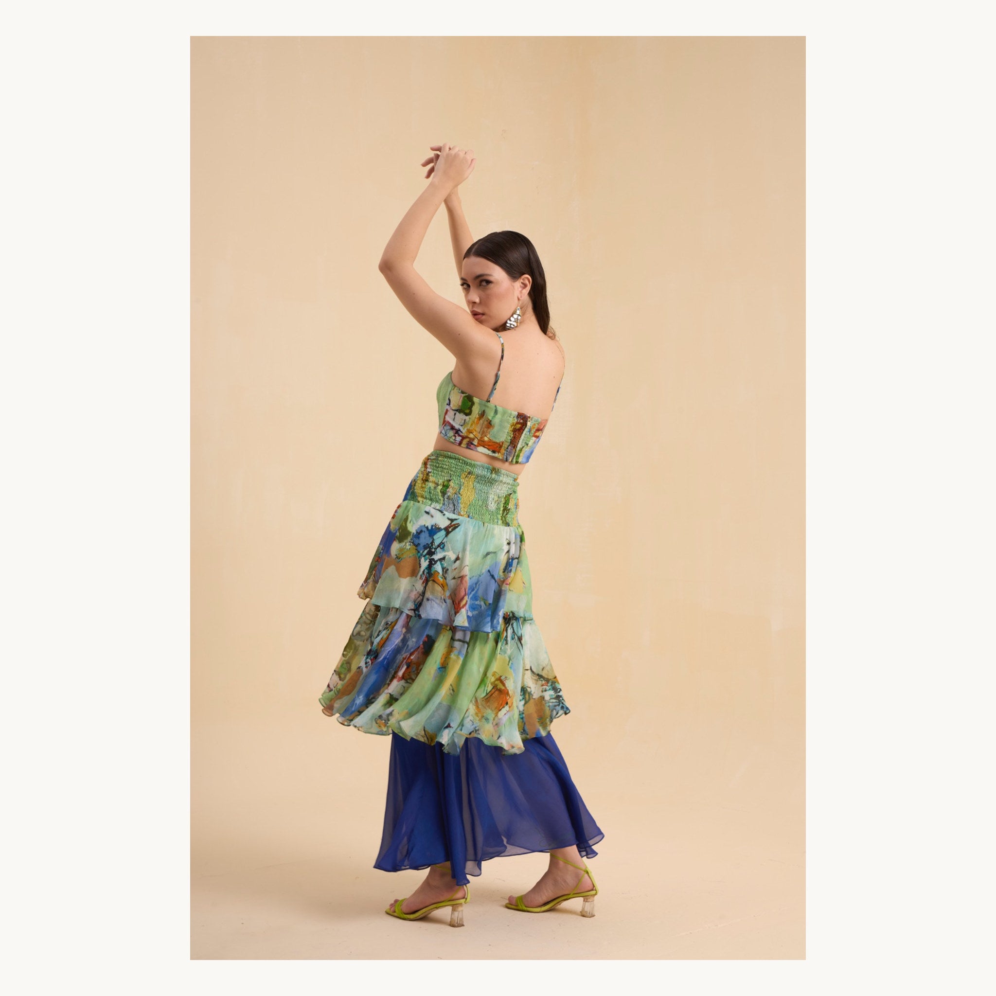 RIV MULTICOLOR  PRINTED CO-ORD