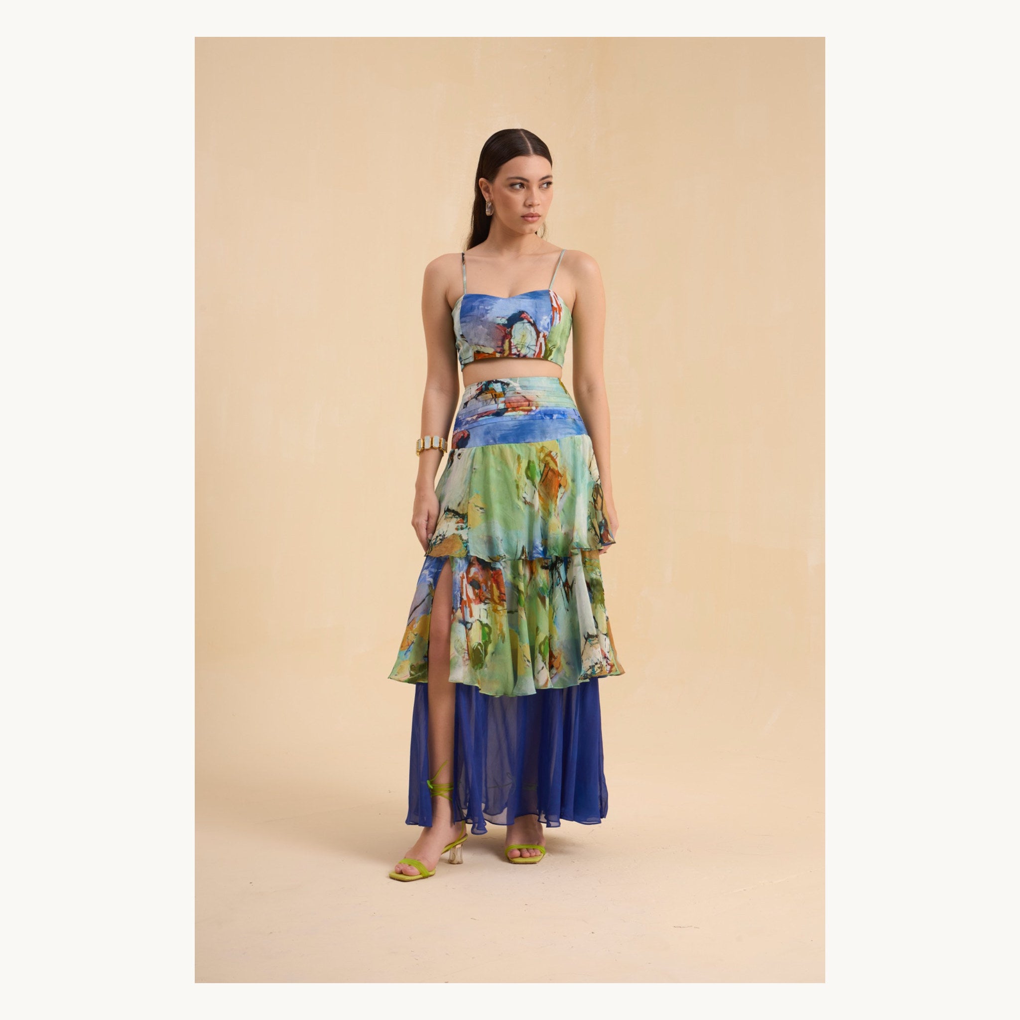 RIV MULTICOLOR  PRINTED CO-ORD