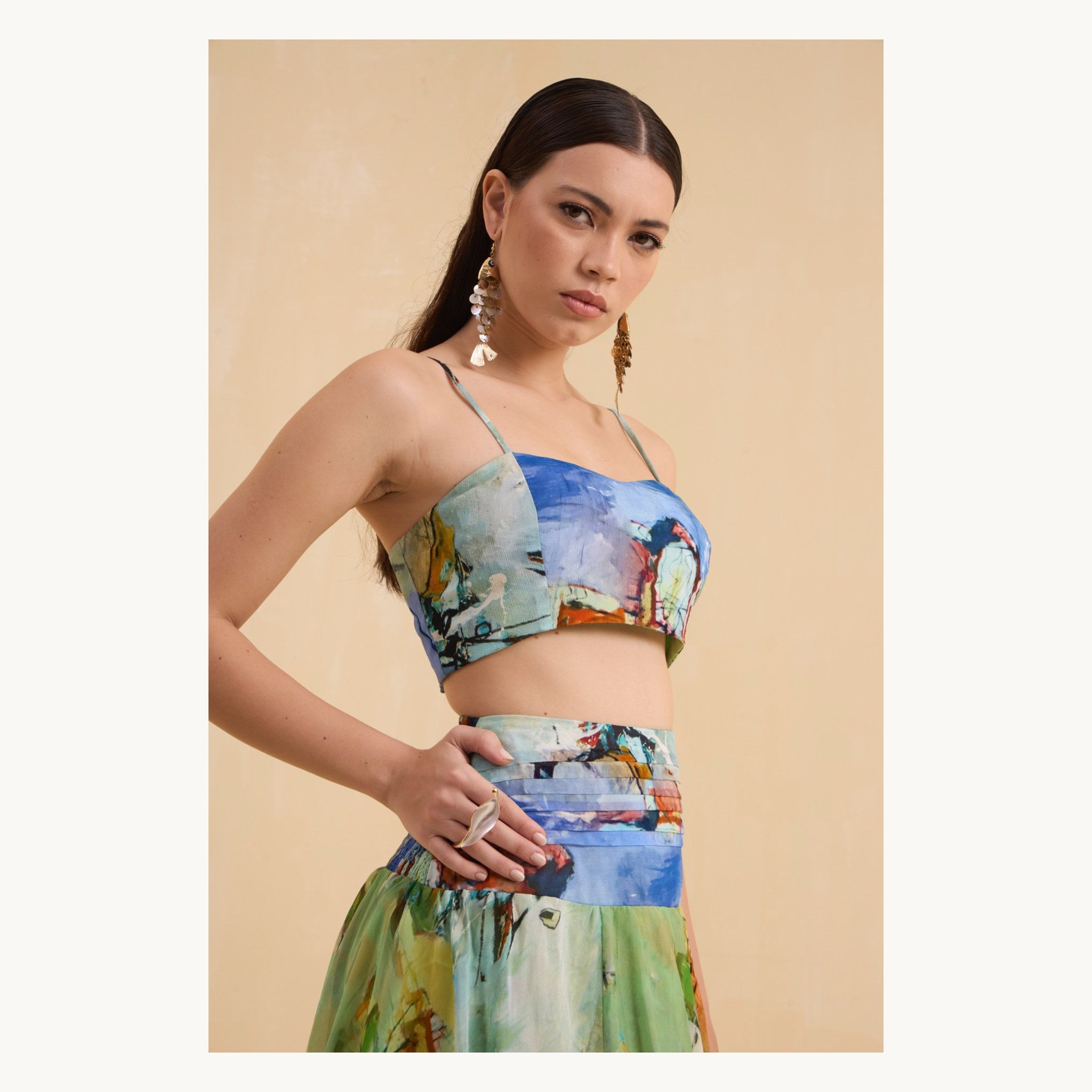 RIV MULTICOLOR  PRINTED CO-ORD