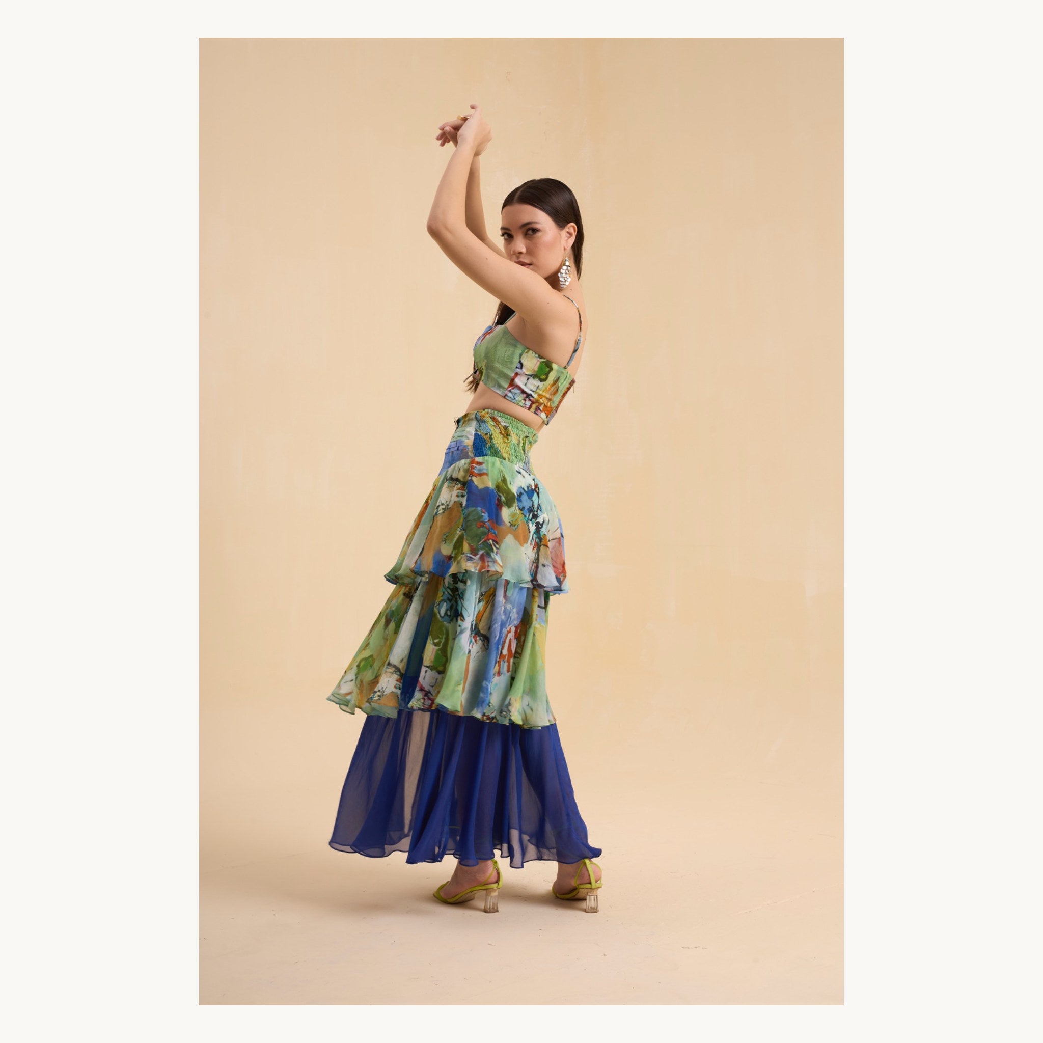 RIV MULTICOLOR  PRINTED CO-ORD
