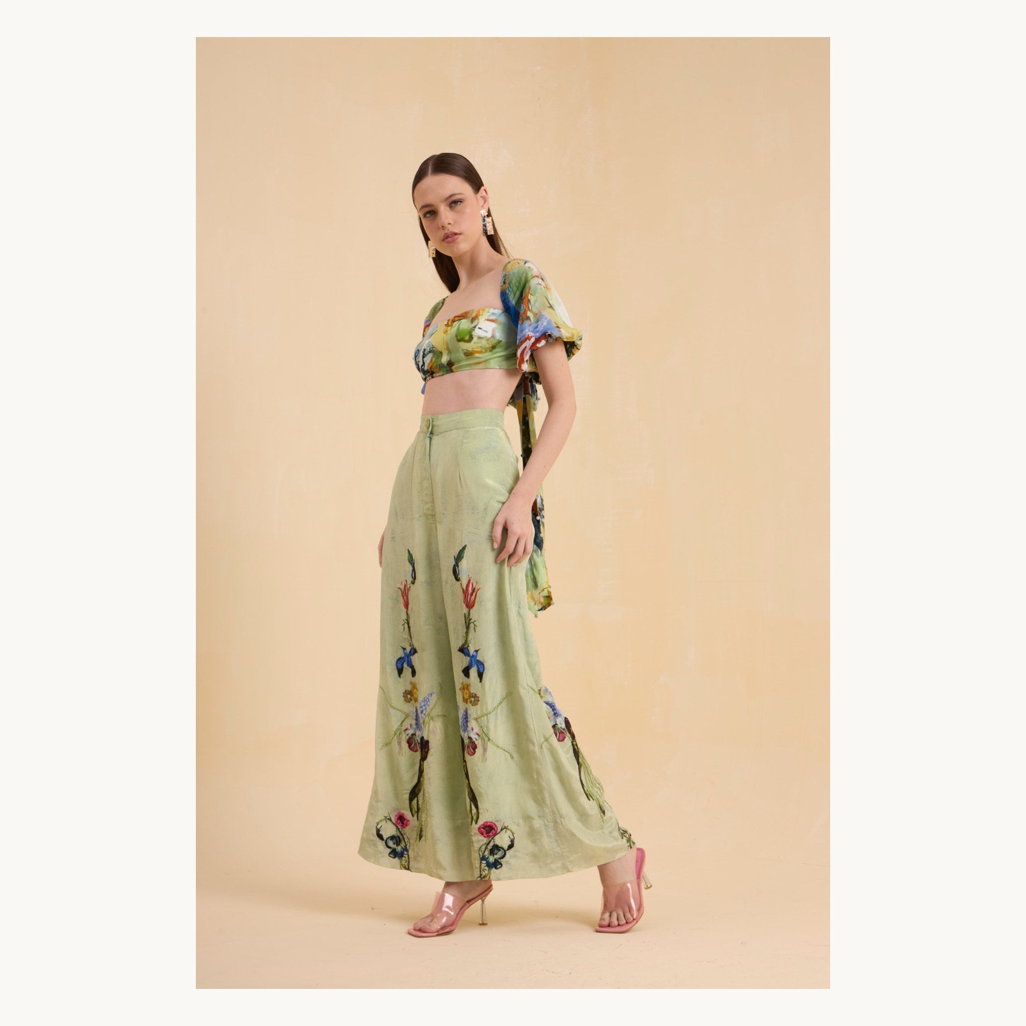 RIV MULTICOLOR PRINTED & EMBELLISHED CO-ORD