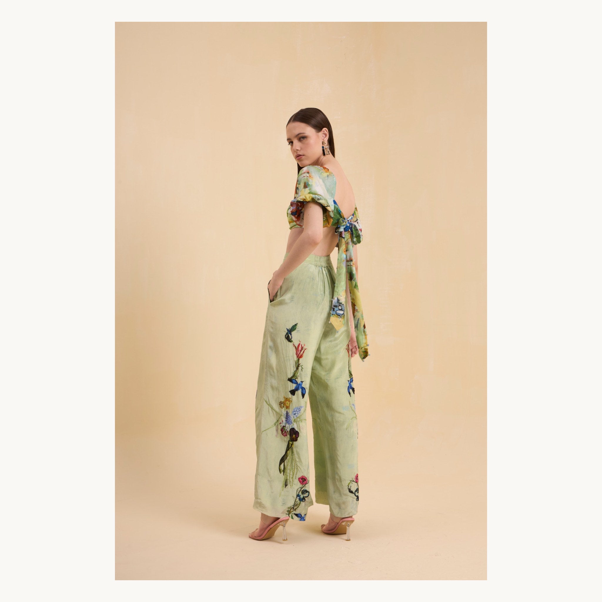 RIV MULTICOLOR PRINTED & EMBELLISHED CO-ORD