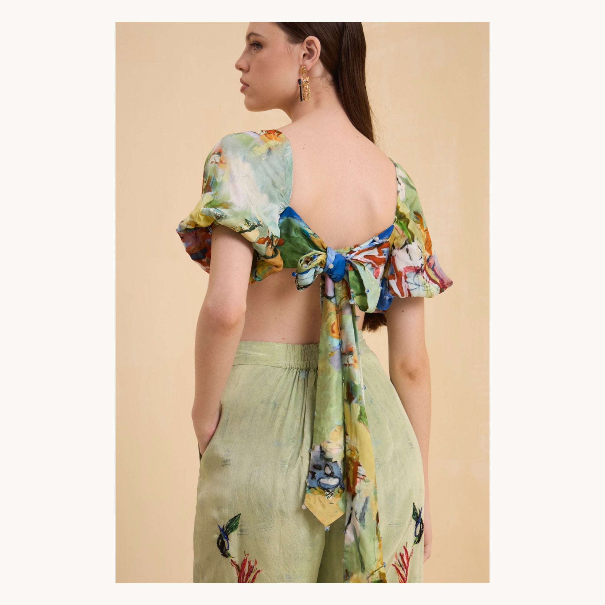 RIV MULTICOLOR PRINTED & EMBELLISHED CO-ORD