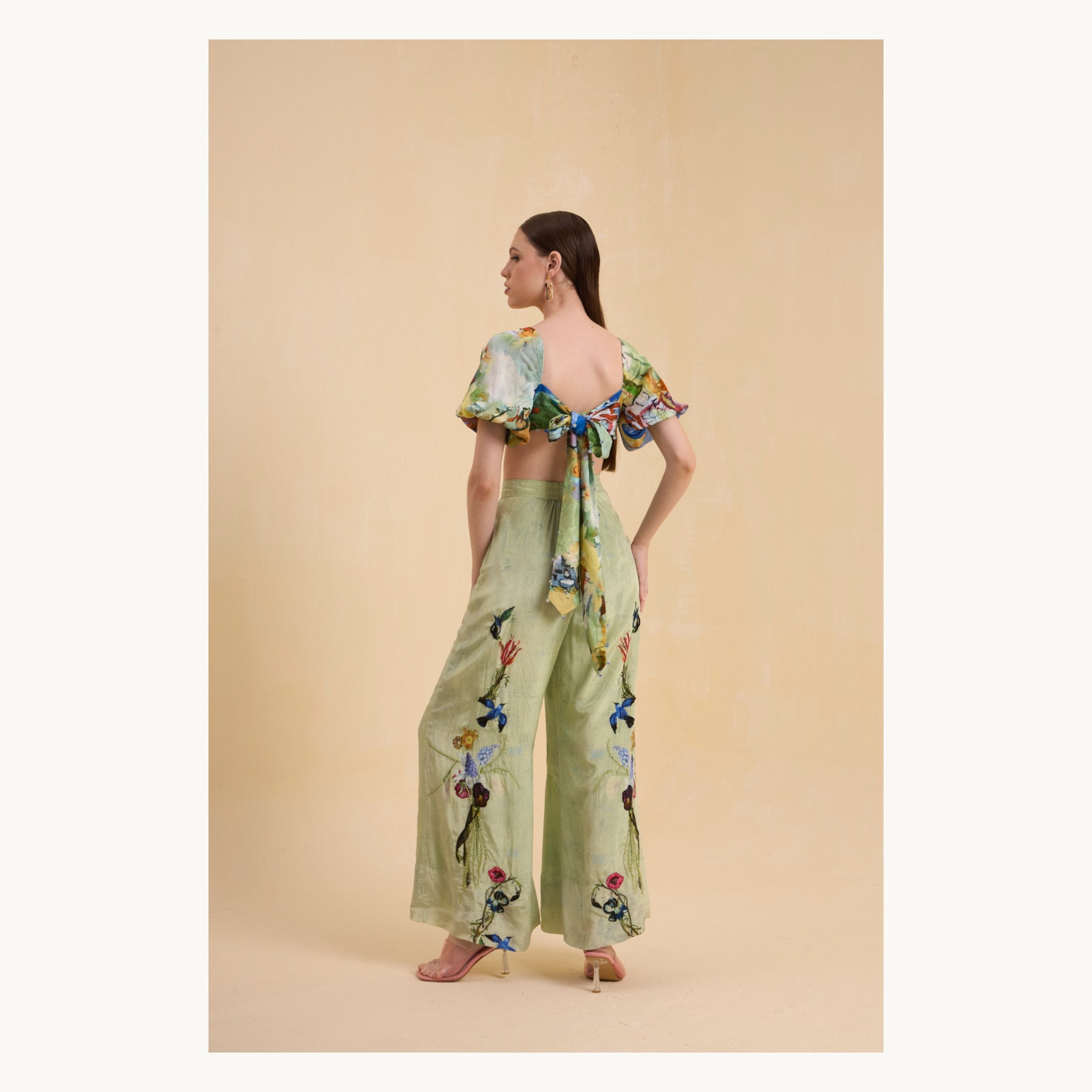 RIV MULTICOLOR PRINTED & EMBELLISHED CO-ORD