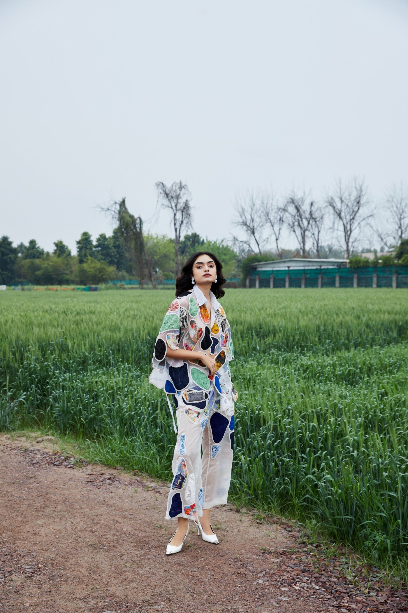 CRUNK MULTICOLOR PATCH EMBROIDERED PANTS