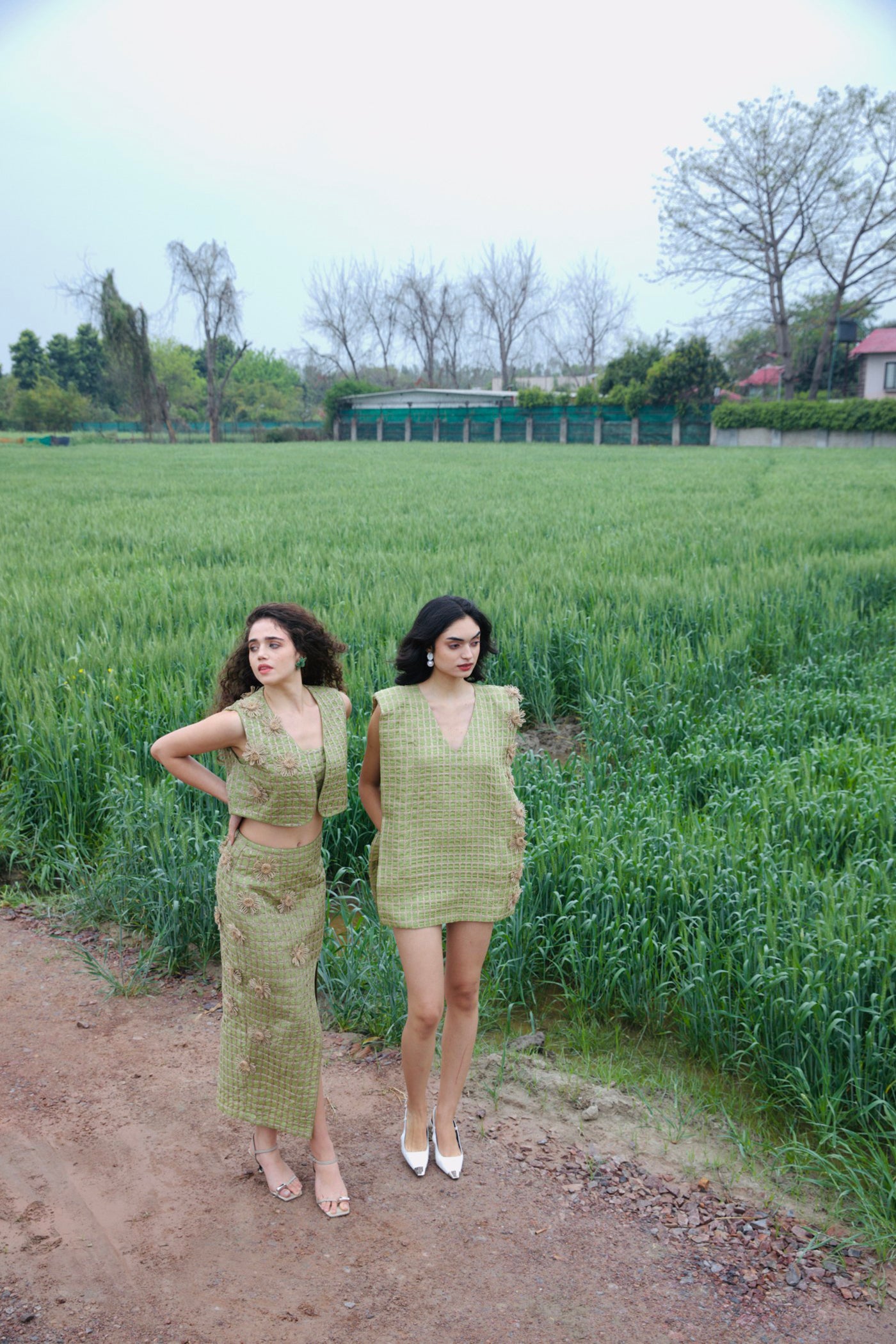 CRUNK LUSH GREEN JUTE SURFACING VEST
