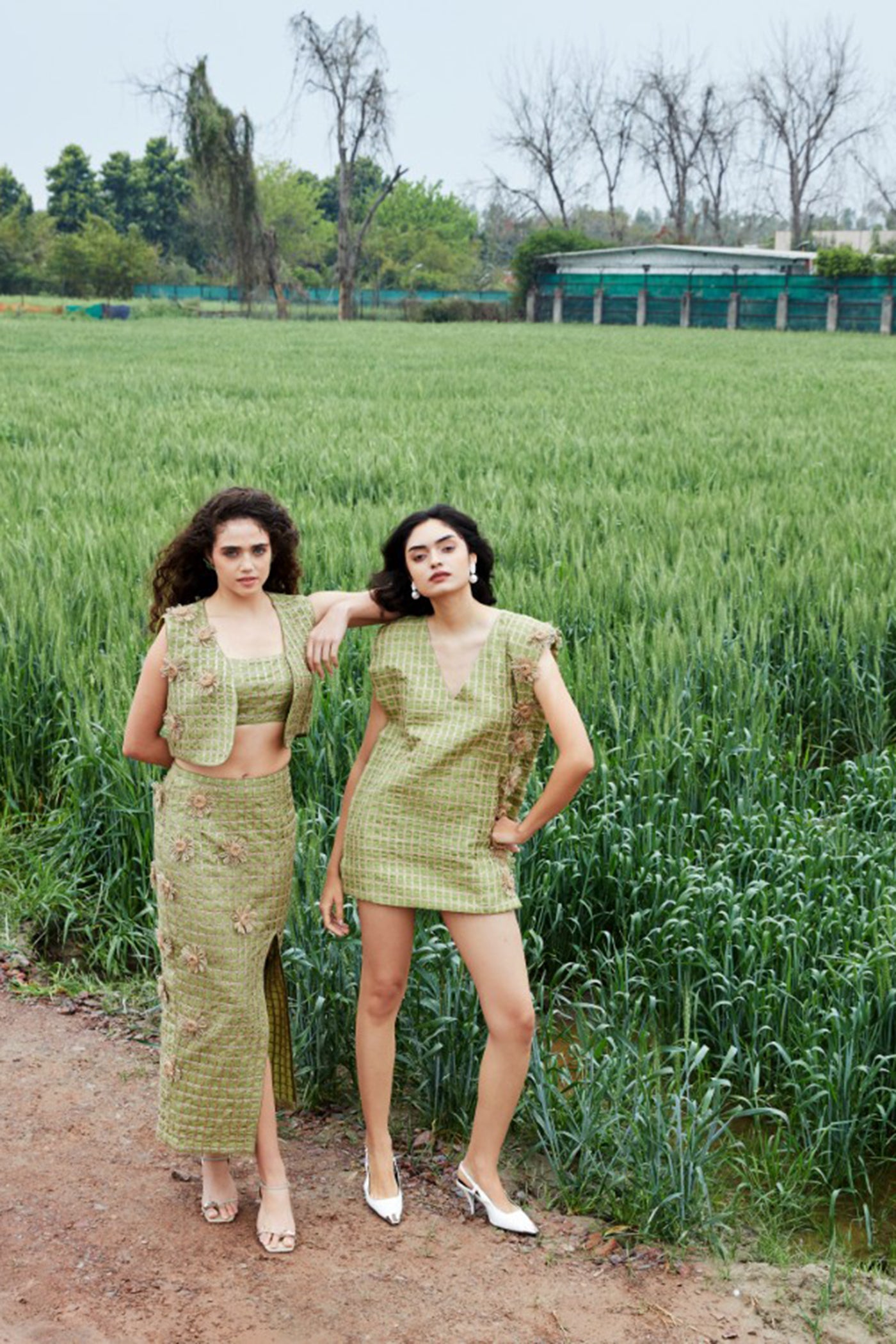 CRUNK LUSH GREEN JUTE SURFACING VEST