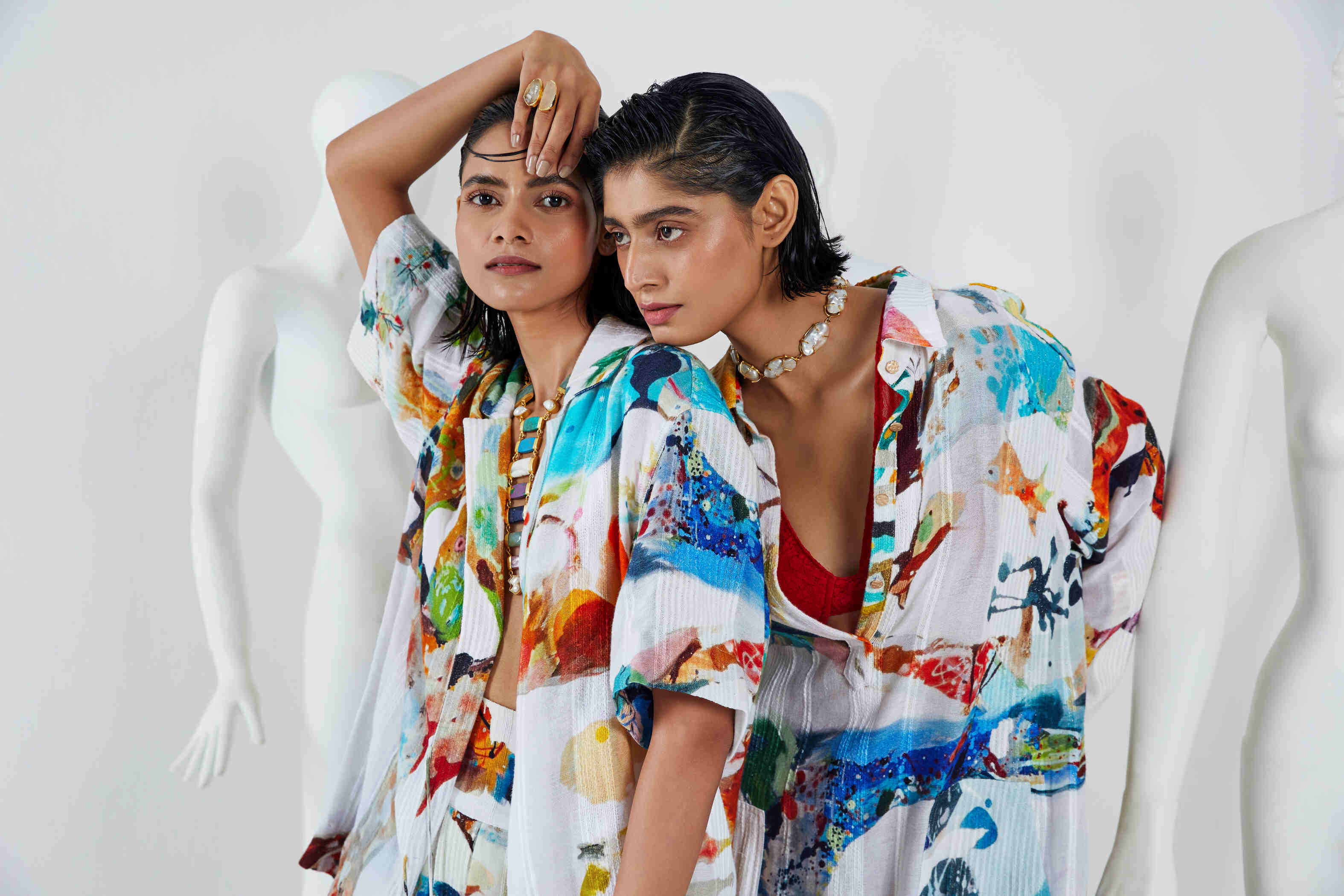 SHELLY JAIN X IZEL TRAPEZE DRESS