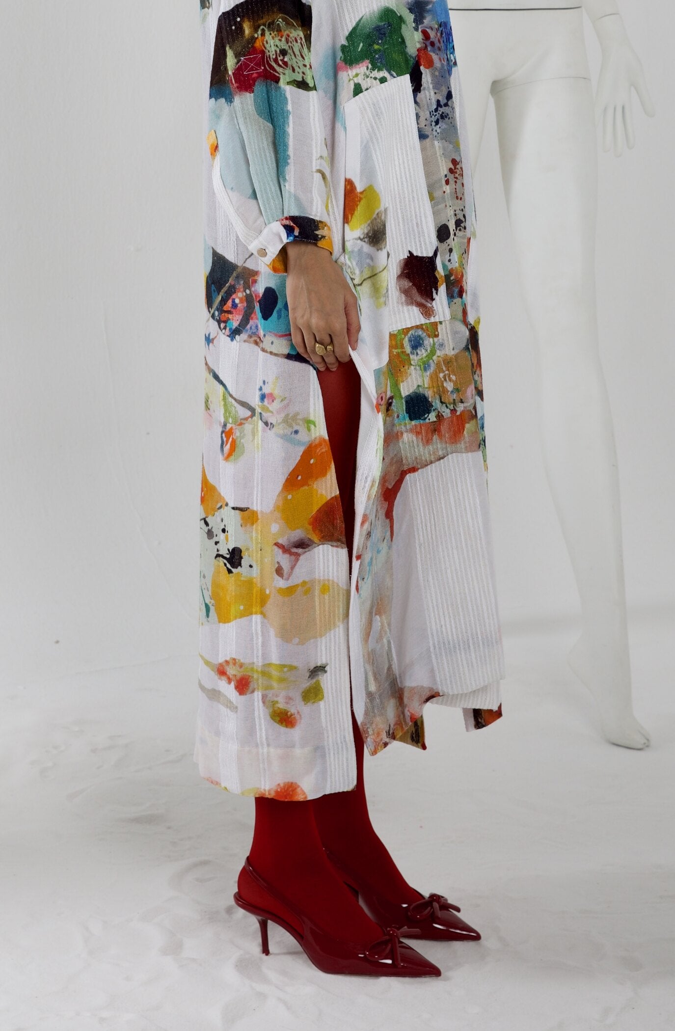 SHELLY JAIN X IZEL TRAPEZE DRESS