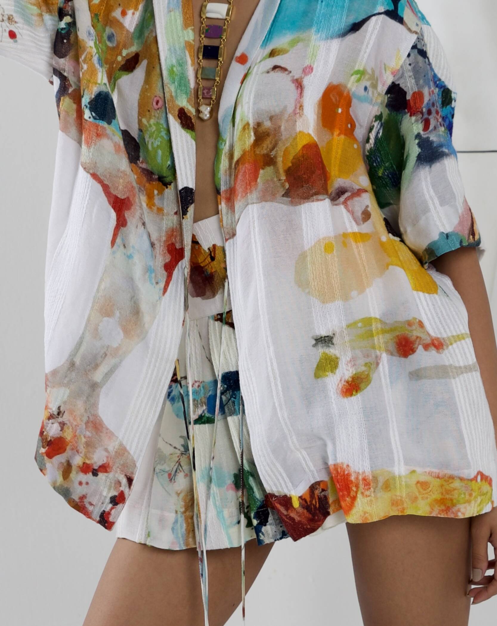 KULVIR KAUR X IZEL CO-ORD (SHIRT AND SKORTS)