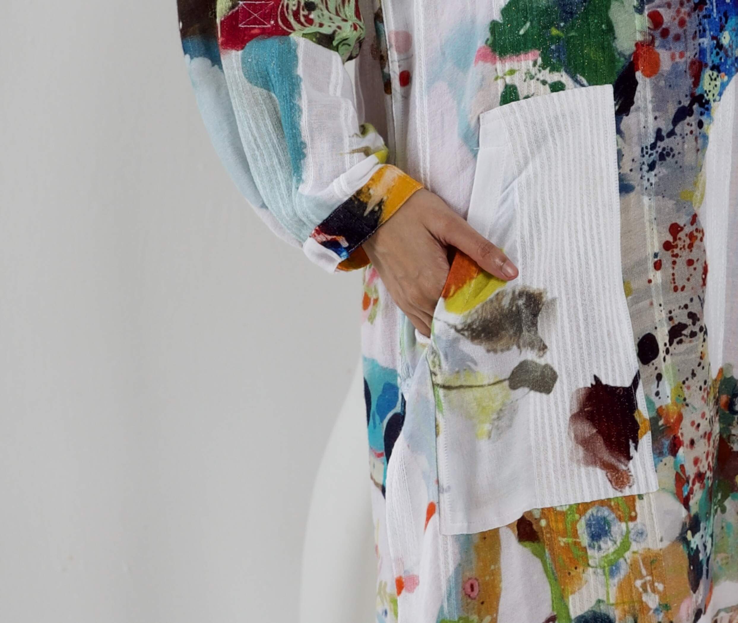 SHELLY JAIN X IZEL TRAPEZE DRESS