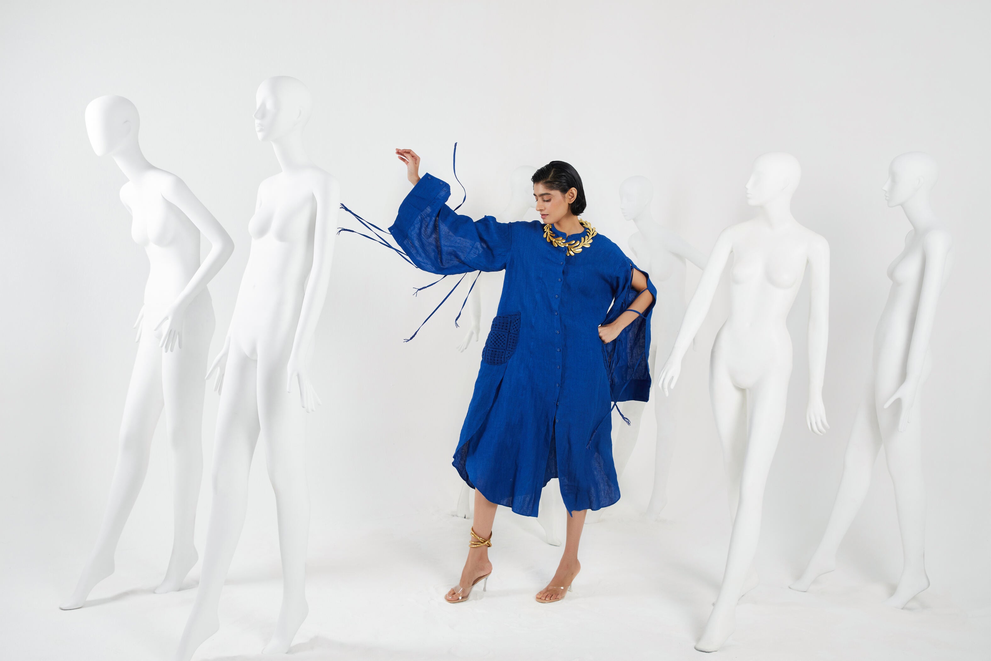 NIKETA X VIELLA SHIRT DRESS