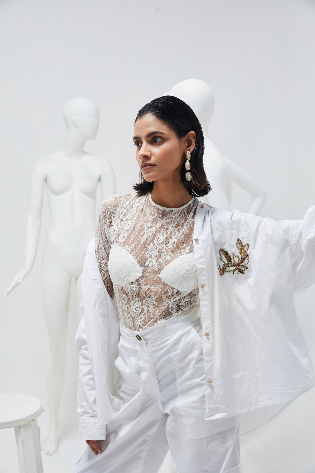 KEFI EMBELLISHED SHIRT