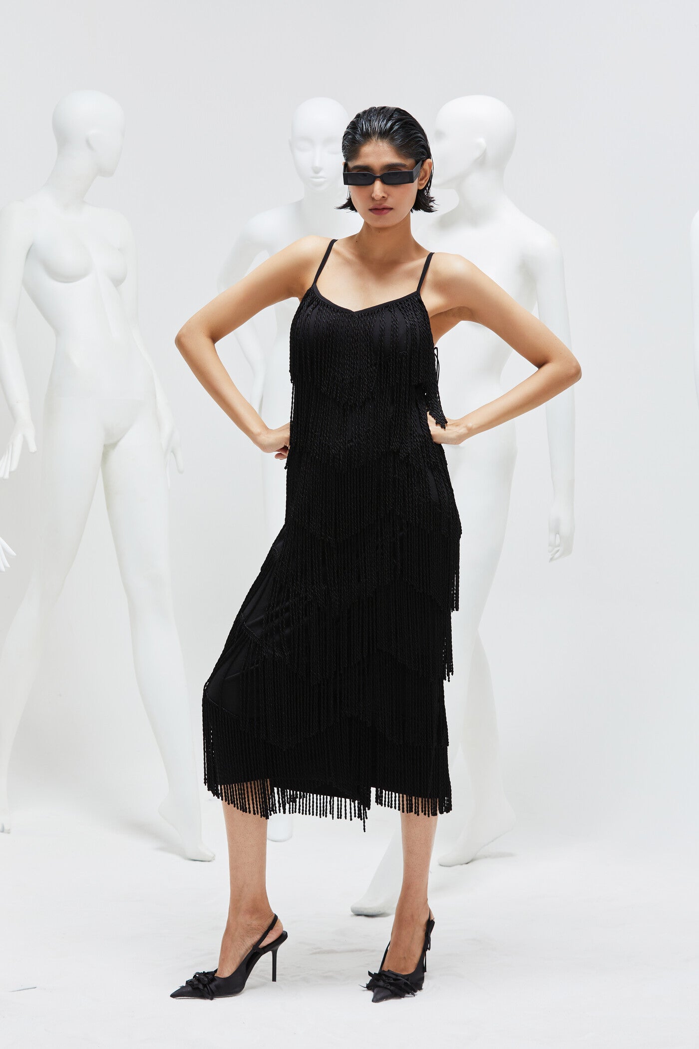 VRINDA SARAF AGRAWAL X KOA FRINGE DRESS