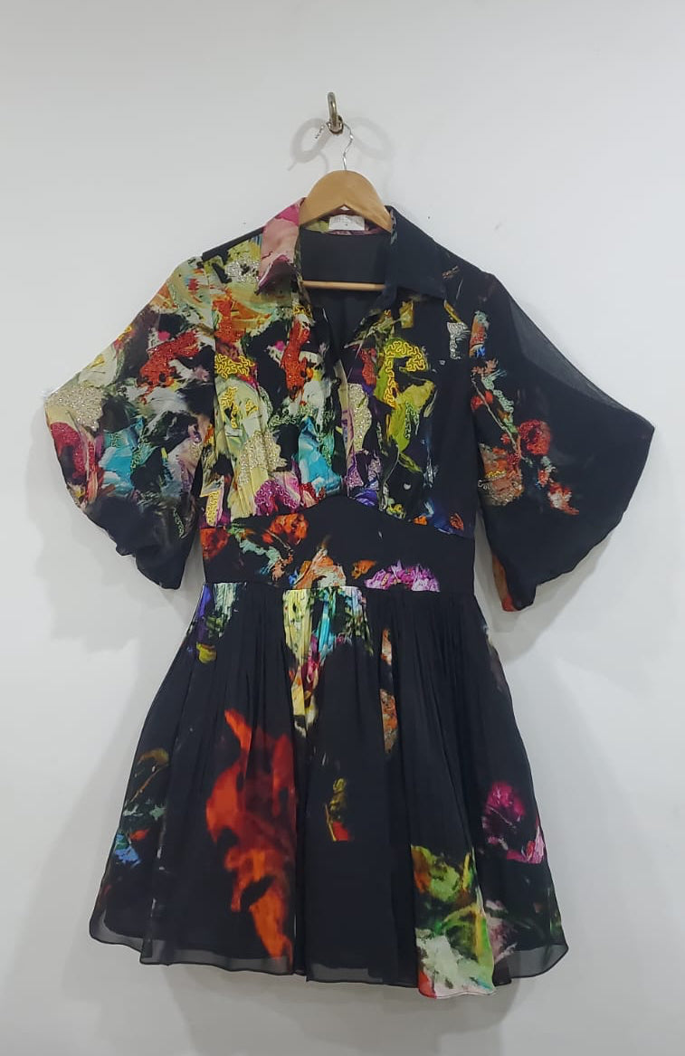 CRUNK FIT AND FLARE DRESS