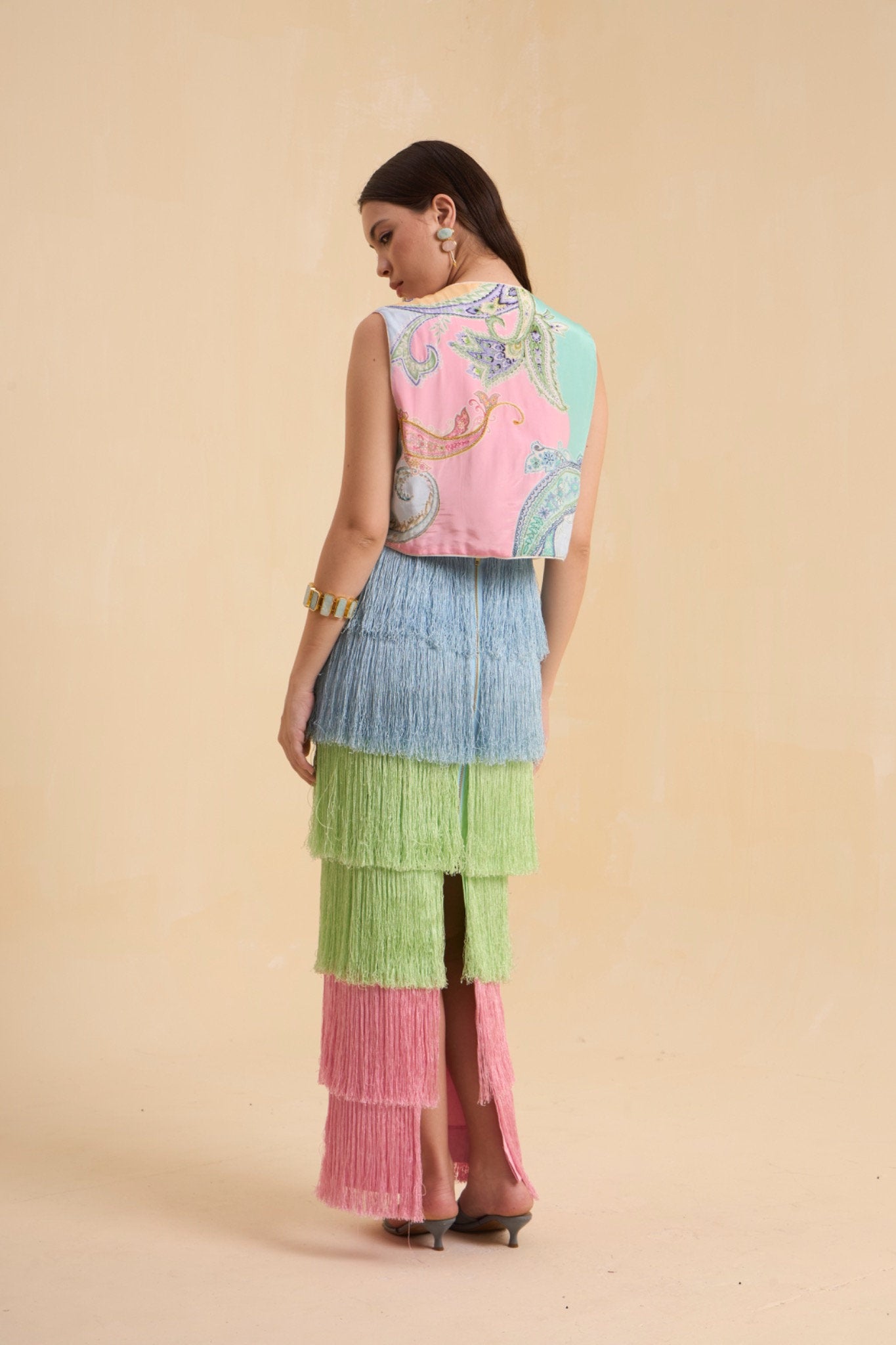 RIV PASTEL PRINTED & EMBELLISHED CO-ORD