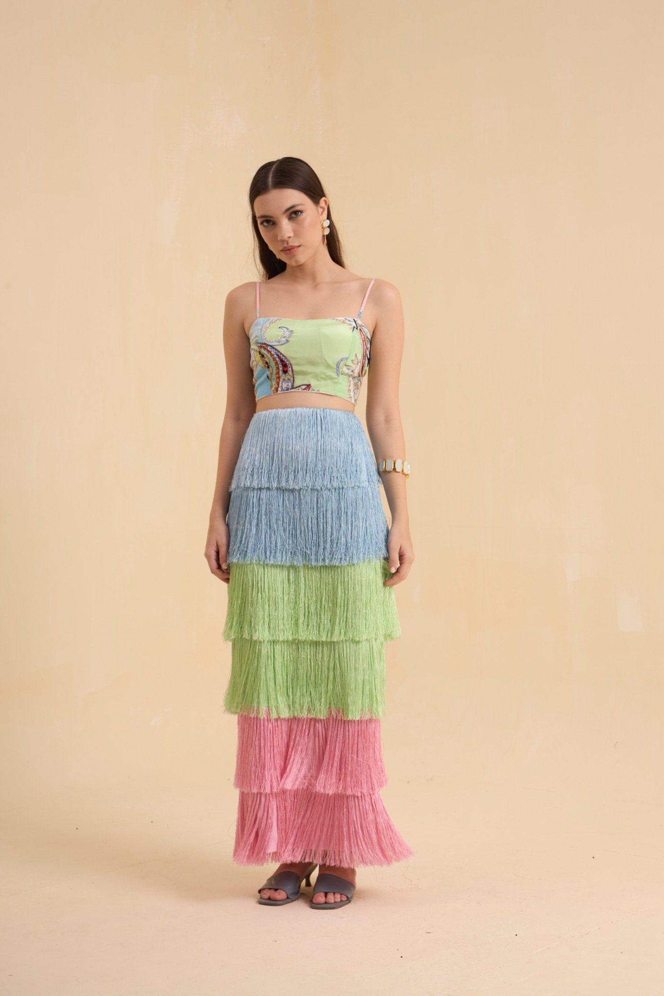 RIV PASTEL PRINTED & EMBELLISHED CO-ORD