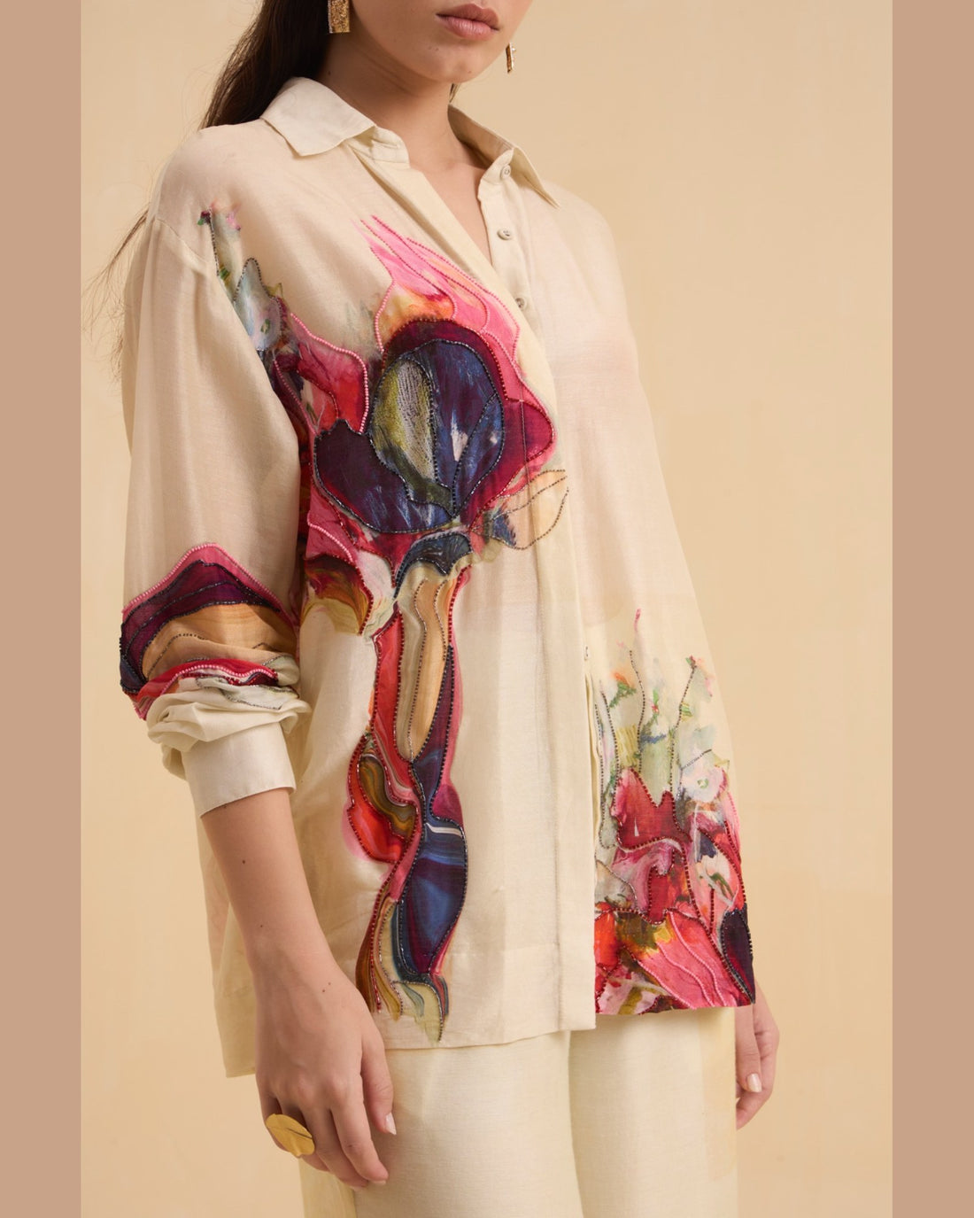 RIV WATERCOLORED EMBELLISHED CO-ORD