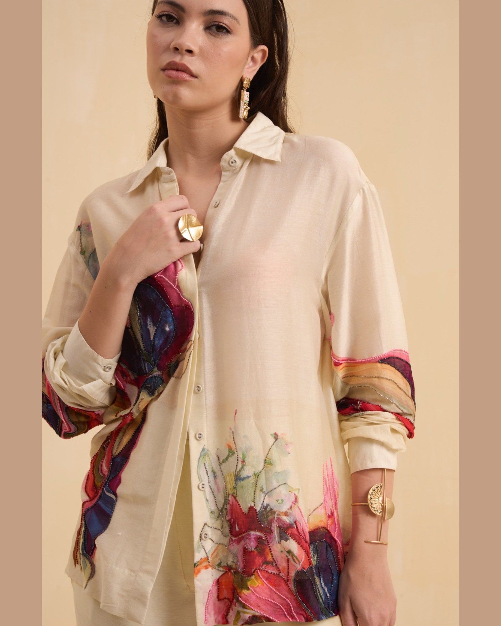 RIV WATERCOLORED EMBELLISHED CO-ORD