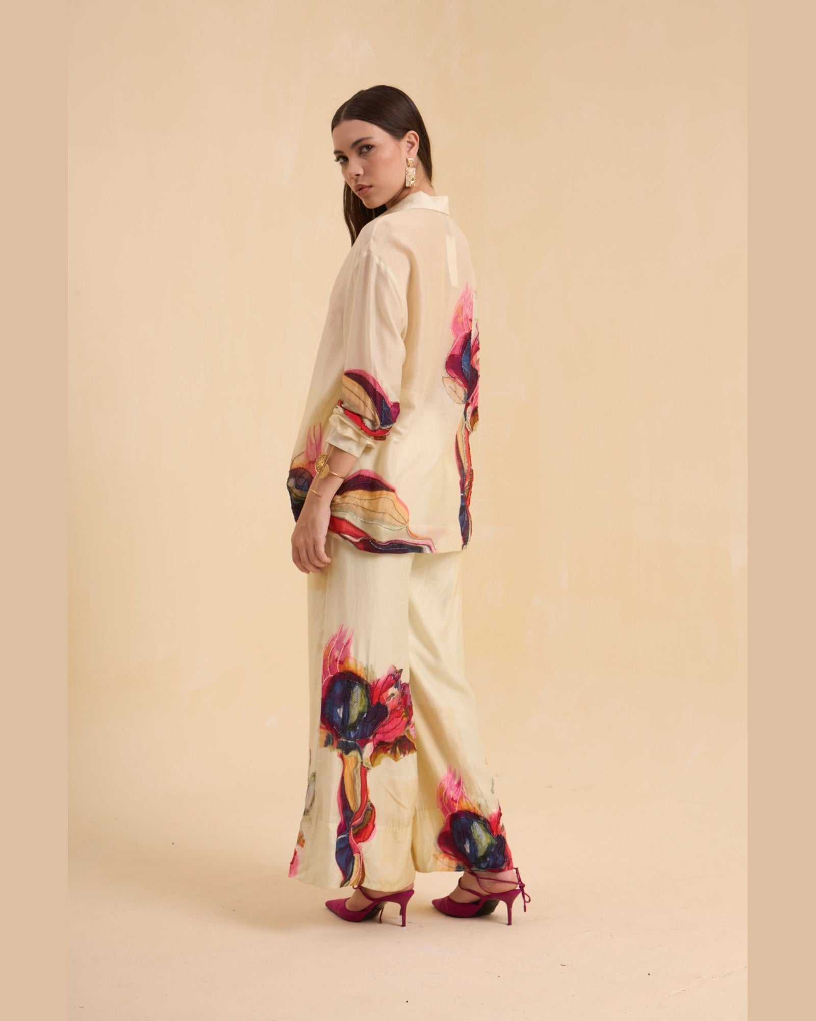 RIV WATERCOLORED EMBELLISHED CO-ORD