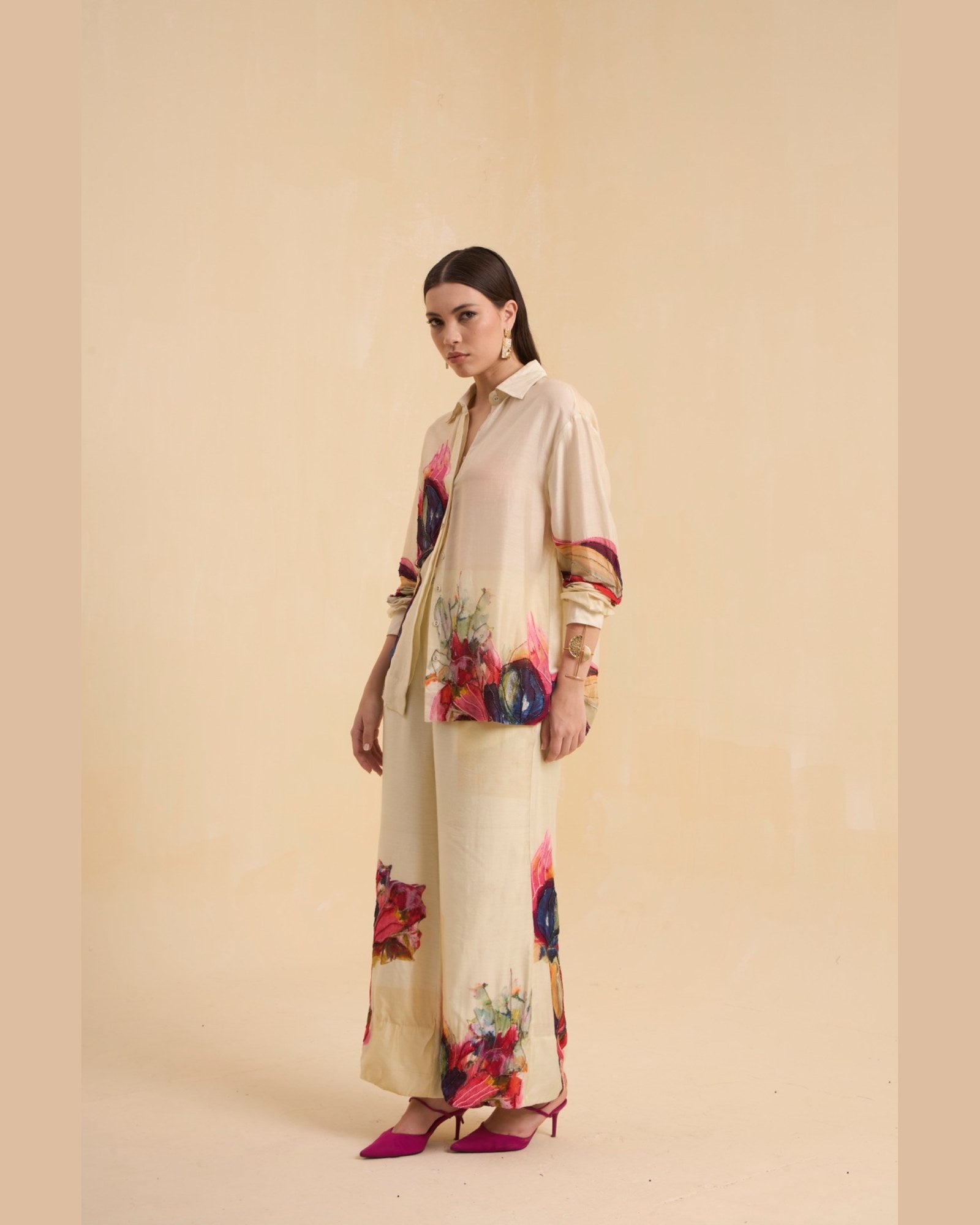 RIV WATERCOLORED EMBELLISHED CO-ORD
