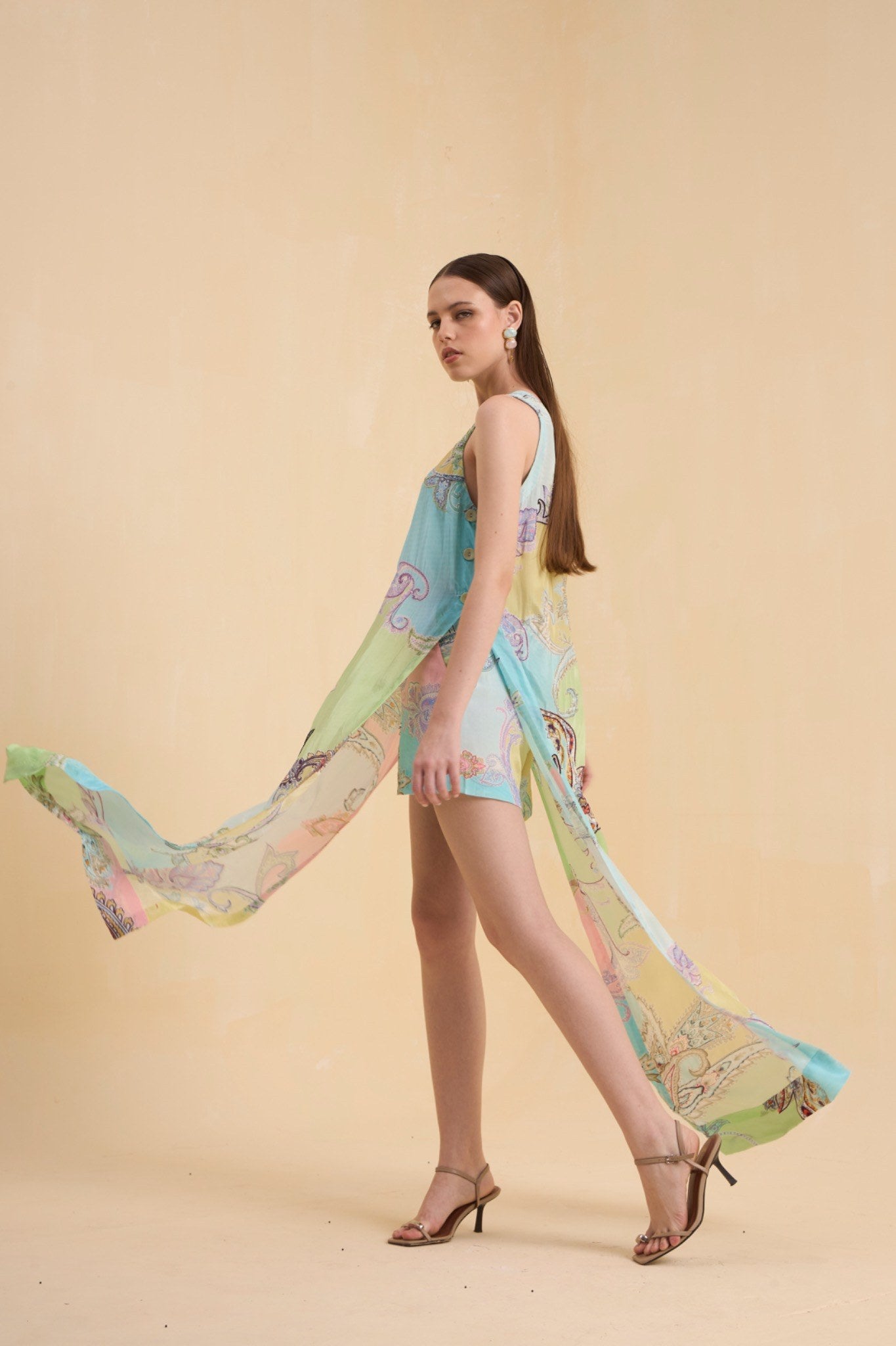 RIV PASTEL PRINTED & EMBELLISHED CO-ORD