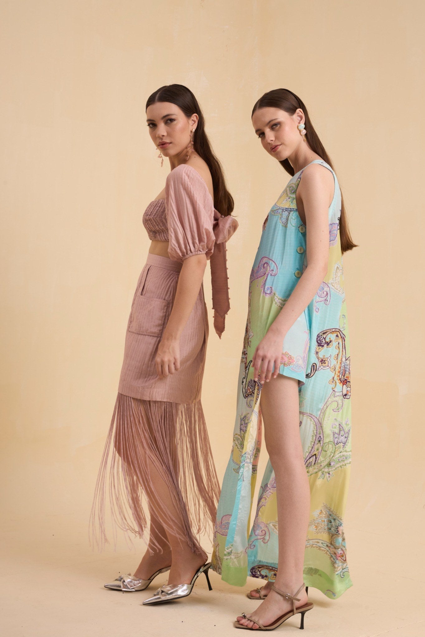 RIV PASTEL PRINTED & EMBELLISHED CO-ORD