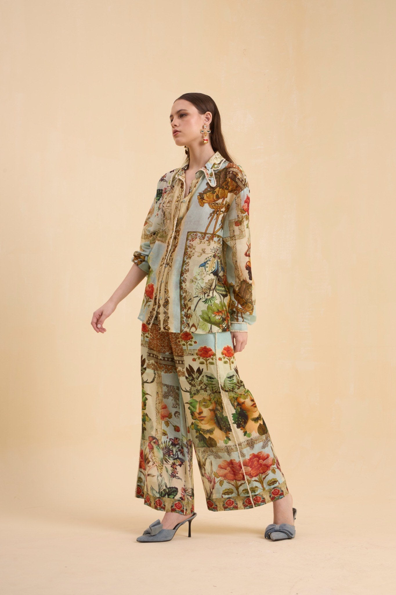 RIV VINTAGE PLACEMENT PRINTED  CO-ORD