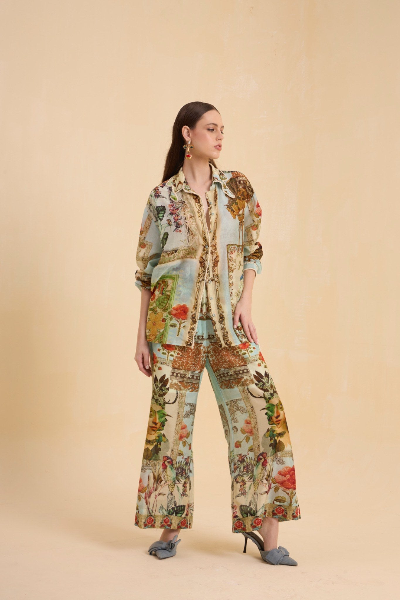 RIV VINTAGE PLACEMENT PRINTED  CO-ORD