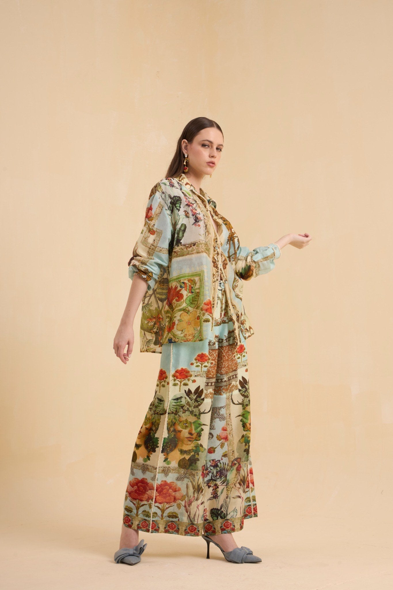 RIV VINTAGE PLACEMENT PRINTED  CO-ORD