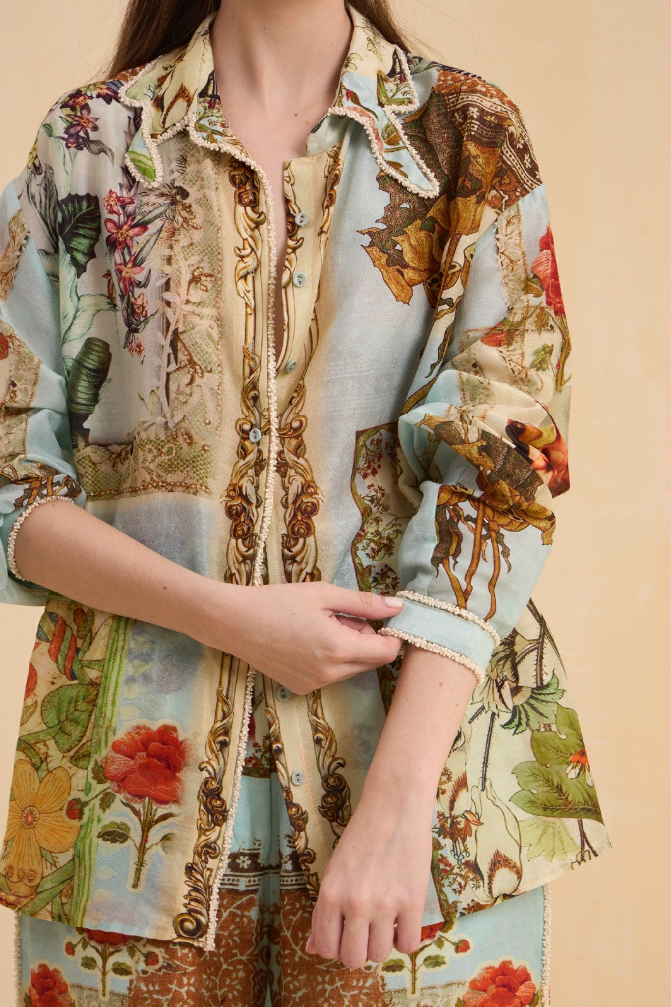 RIV VINTAGE PLACEMENT PRINTED  CO-ORD