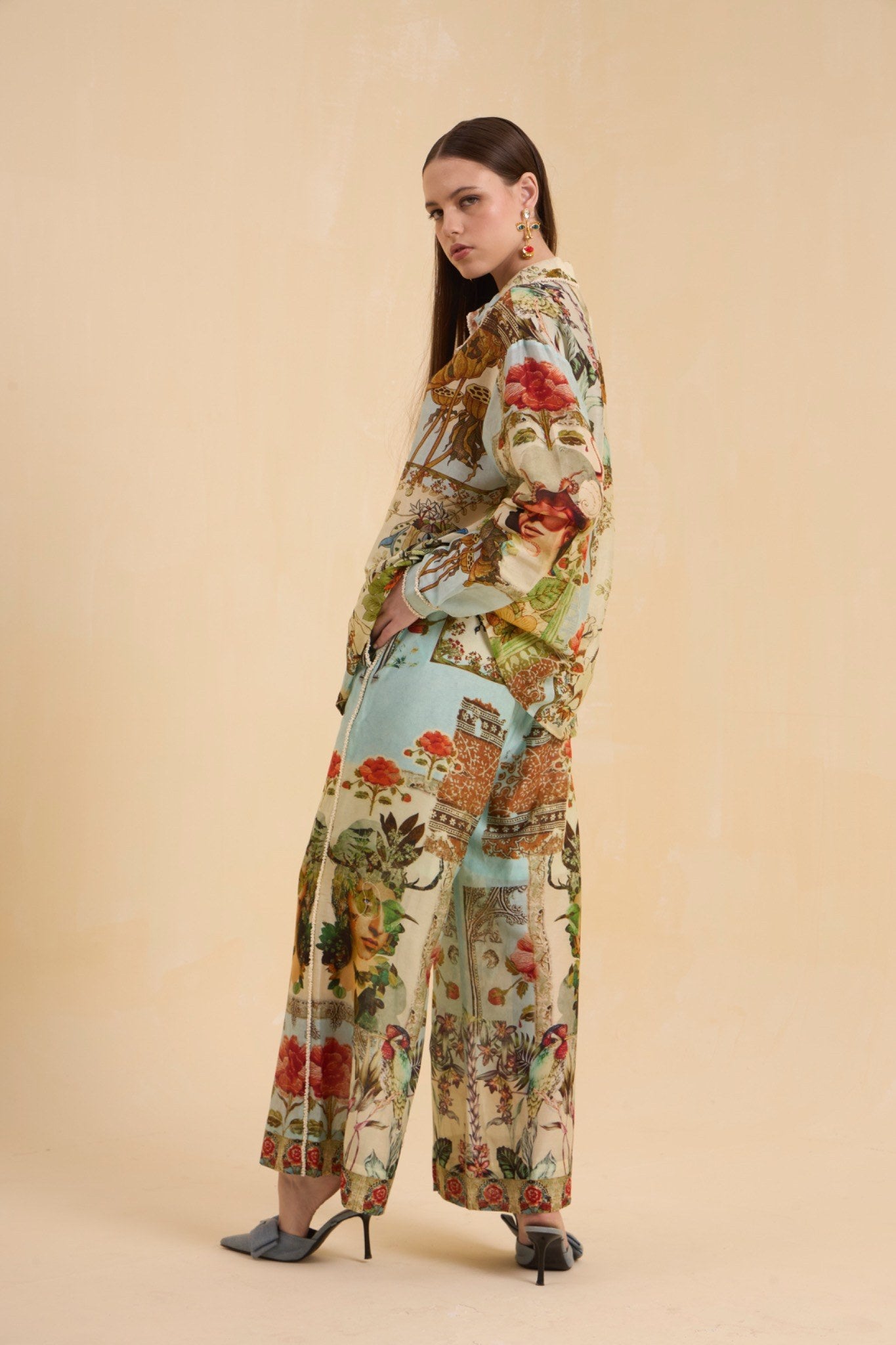 RIV VINTAGE PLACEMENT PRINTED  CO-ORD